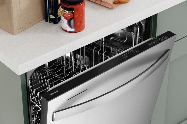 Whirlpool® 24" Fingerprint Resistant Stainless Steel Built In Dishwasher-3