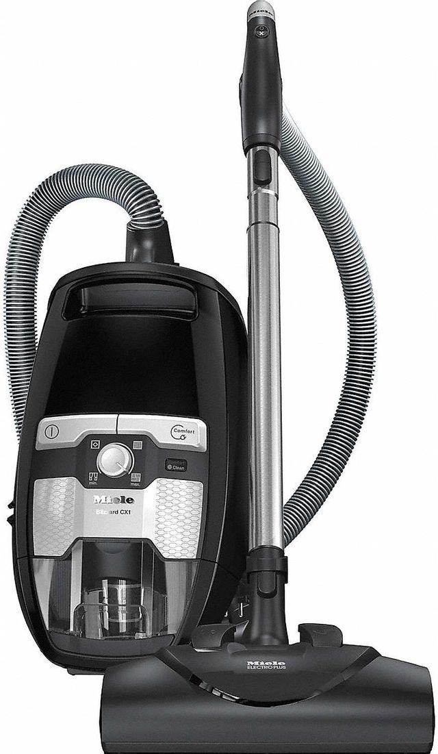 Miele Blizzard CX1 Electro+ Obsidian Black Bagless Canister Vacuum-0