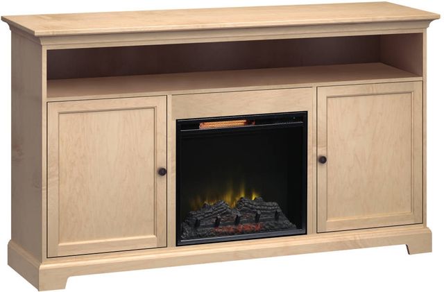 Howard Miller® Customizable 72" Extra Tall Fireplace TV Console with Dual Cabinets and One Long Shelf