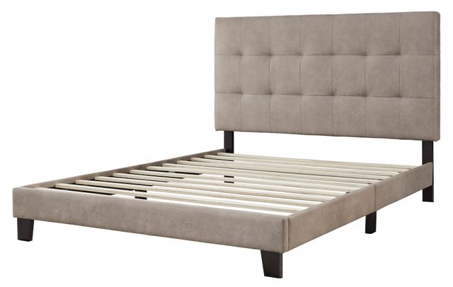 Signature Design by Ashley® Adelloni Light Brown Queen Upholstered Bed 8