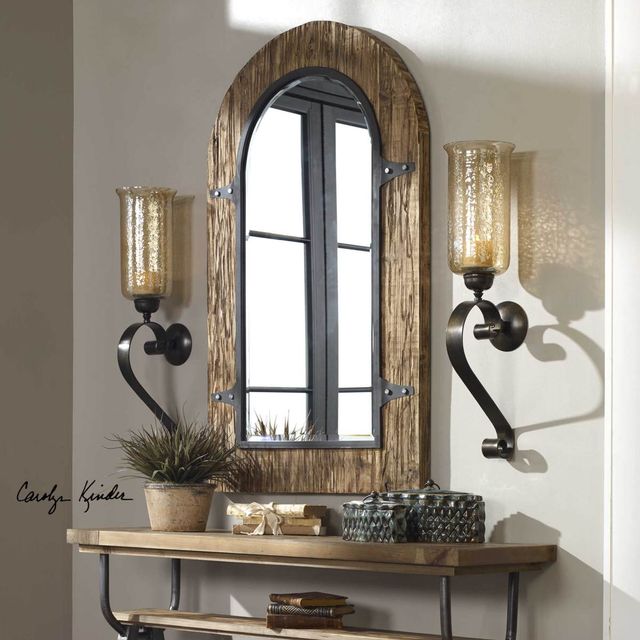 Uttermost® Joselyn Antiqued Bronze Candle Sconce-2