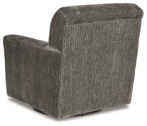 Signature Design by Ashley® Herstow Charcoal Swivel Glider Chair-3