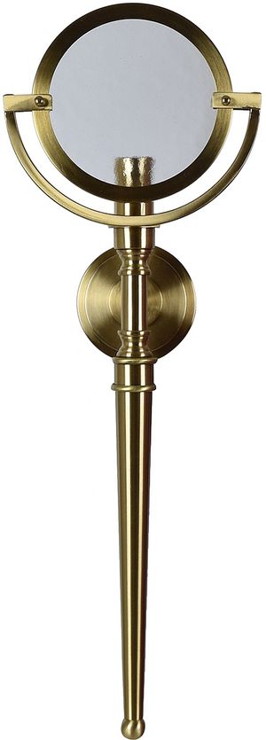 Crestview Collection Richey Brass Wall Sconce