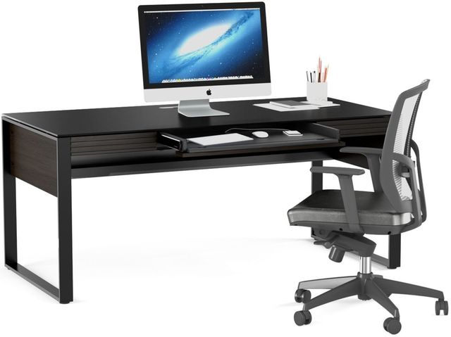 BDI Corridor® Charcoal Stained Ash Desk 2