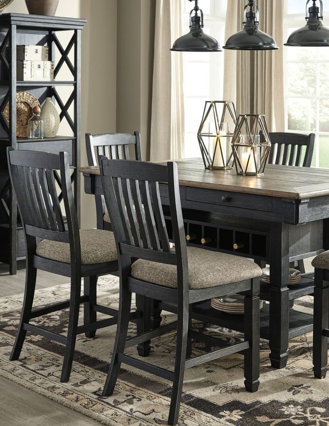 Signature Design by Ashley® Tyler Creek Black/Gray Counter Height Dining Table 4