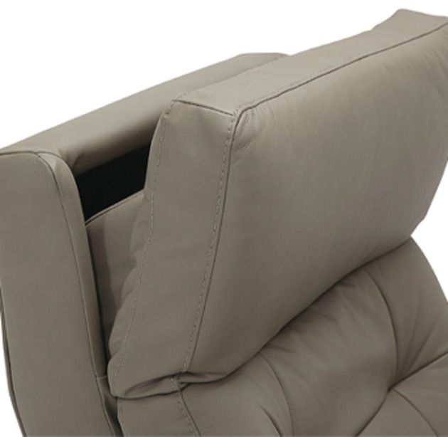 Palliser® Furniture Sorrento II Gray Wallhugger Power Recliner with Power Headrest 3