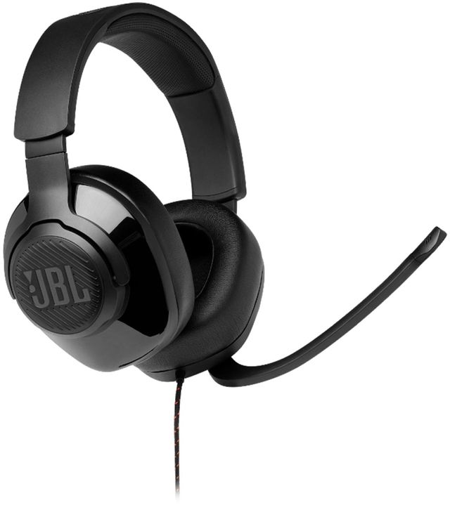 JBL Quantum 200 Black Wired Over-Ear Gaming Headphones with Mic 3