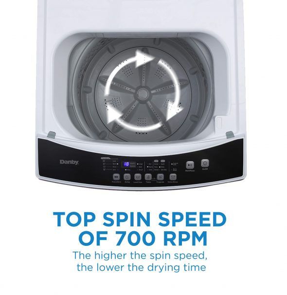 Danby® 3.0 Cu. Ft. White Top Load Washer 8
