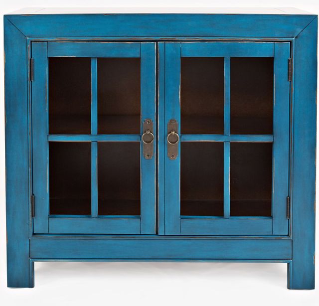 Jofran Inc. Aquitaine blue Accent Cabinet-2