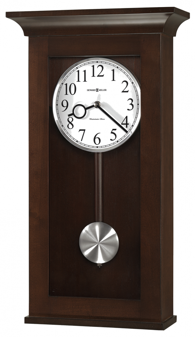 Howard Miller® Braxton Black Coffee Wall Clock