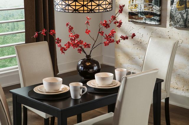 Signature Design by Ashley® Kimonte Dark Brown Dining Table 5