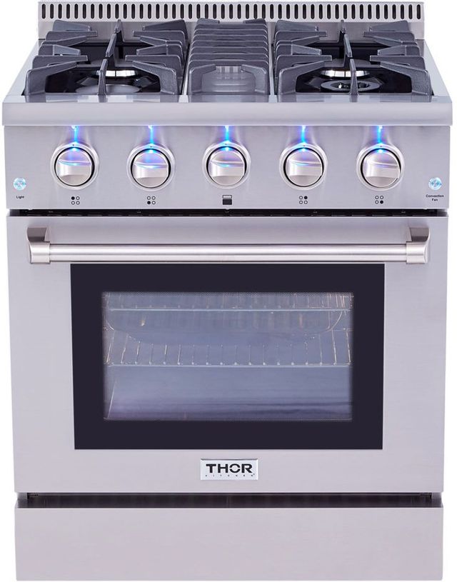 Thor Kitchen® 30" Stainless Steel Pro Style Gas Range 1