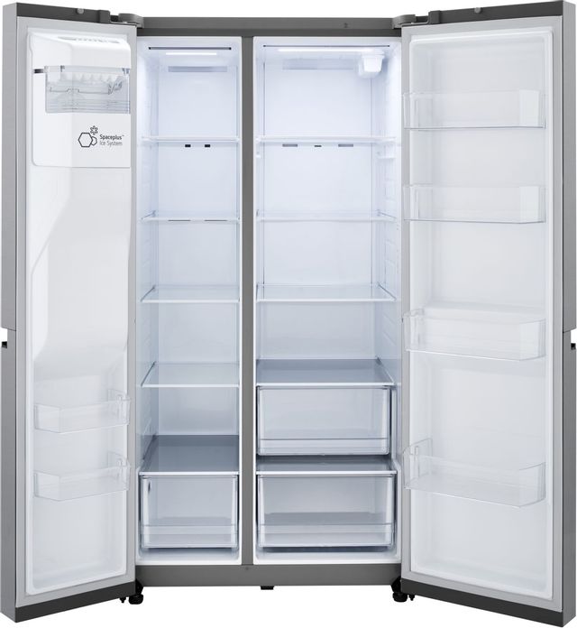 LG 27.2 Cu. Ft. Stainless Steel Look Side-by-Side Refrigerator 1