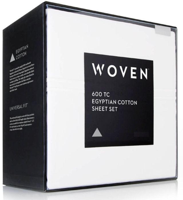 Malouf® 600 TC Egyptian Cotton Ivory Twin XL Bed Sheet Set 6