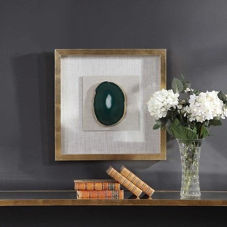 Uttermost® by Grace Feyock Keeva Agate Stone Shadow Box-1