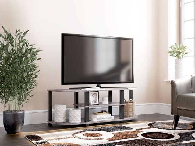 Signature Design by Ashley® Jastyne Two-Tone TV Stand 6