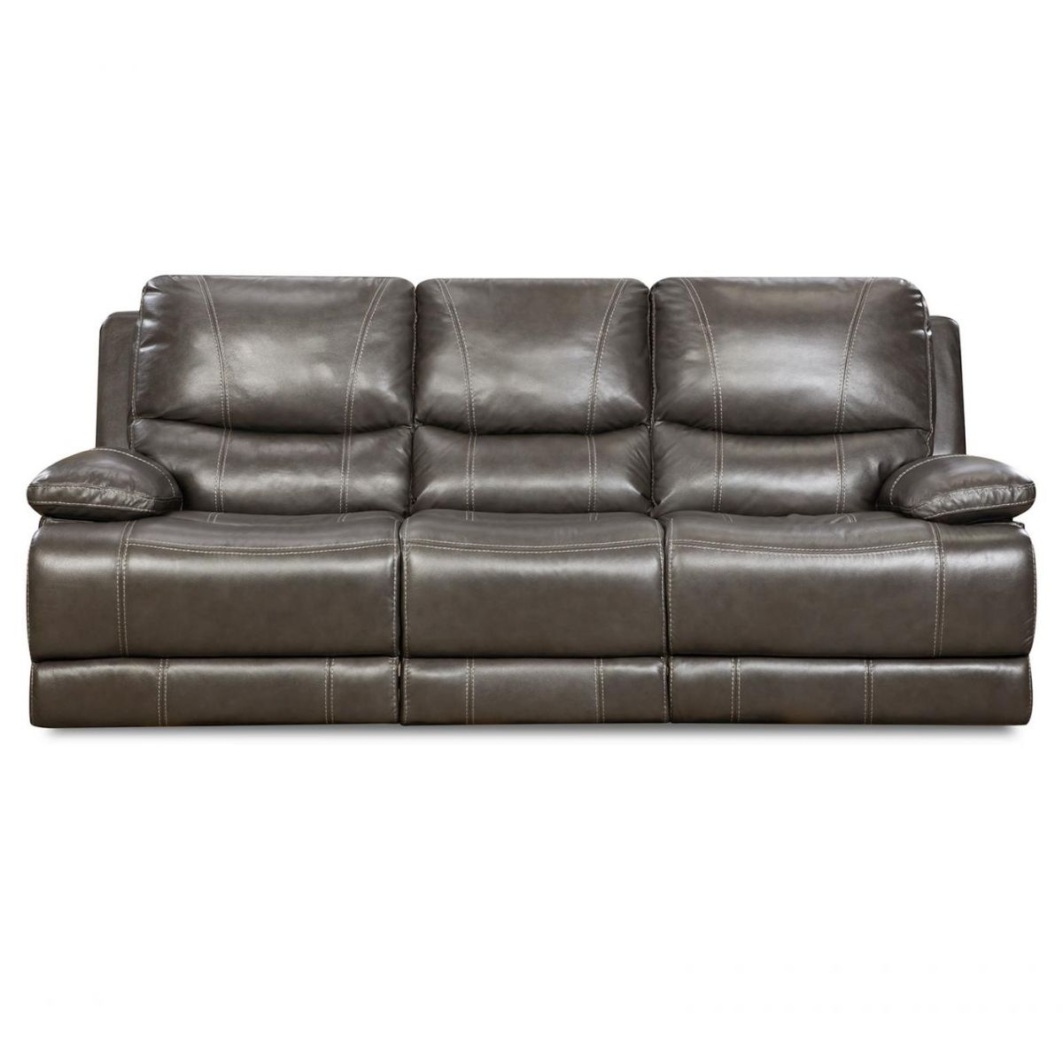 Corinthian Furniture Brooklyn Leather Reclining Sofa