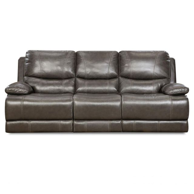 Corinthian Furniture Brooklyn Leather Reclining Sofa-0