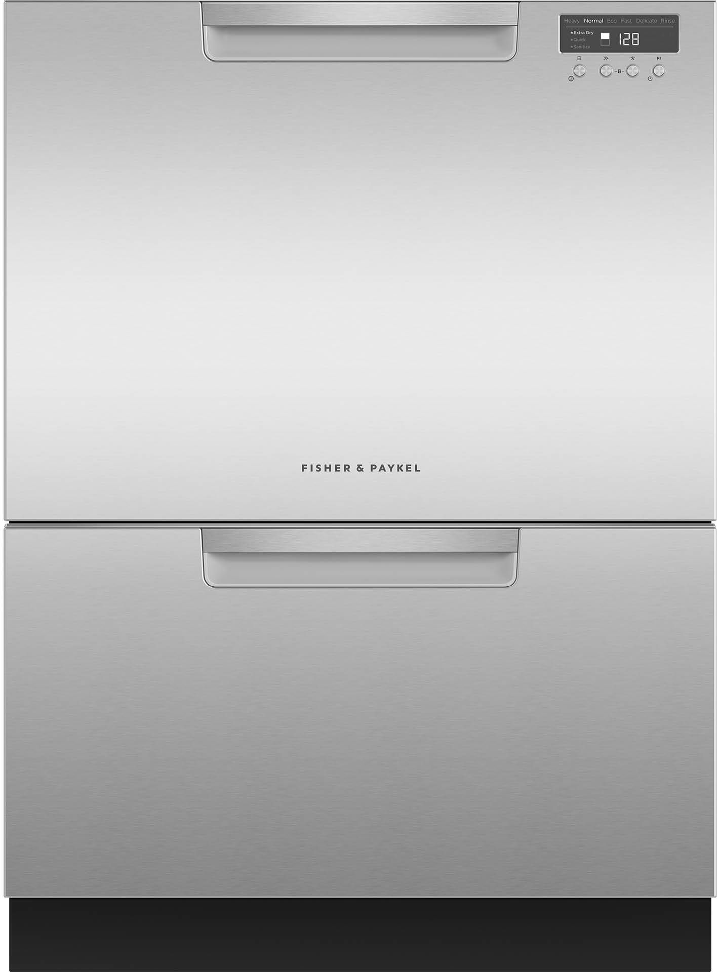Fisher & Paykel Series 7 23.56" Stainless Steel Double DishDrawer™Dishwasher-DD24DCHTX9 N