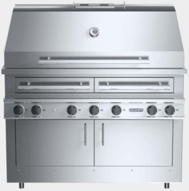 Kalamazoo™ Hybrid Fire K1000HB 53" Stainless Steel Built In Grill-0