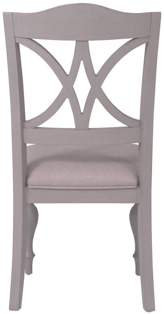 Liberty Furniture Summer House Dove Grey Slat Back Side Chair 2