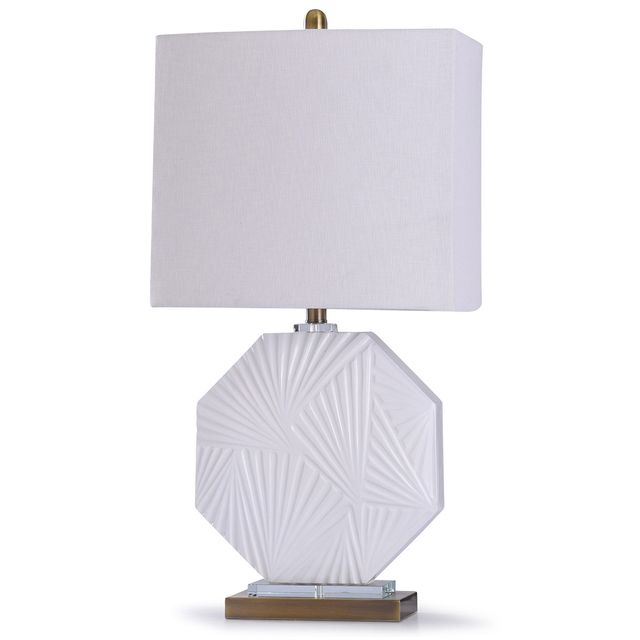 Style Craft Canvey Gold Ceramic Table Lamp-0