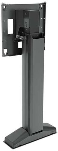 Chief® Black Large Capacity Electric Height Adjustable Flat Panel Floor Support Mount 1