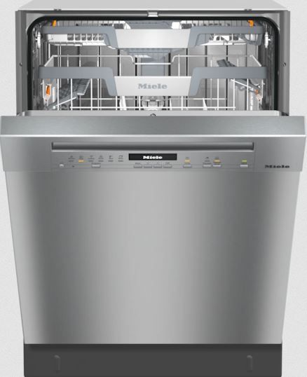 Miele 24" Clean Touch Steel Built In Dishwasher-1