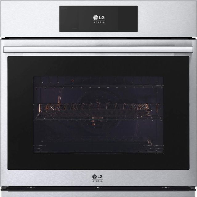 LG Studio 30" Printproof™ Stainless Steel Single Electric Wall Oven-0