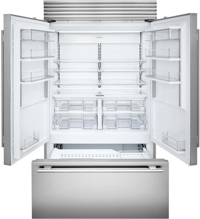 Sub-Zero® Classic Series 28.9 Cu. Ft. Stainless Steel French Door Refrigerator-1