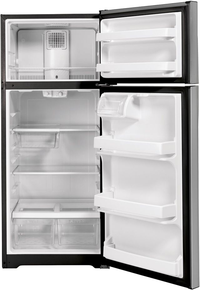 GE® 16.6 Cu. Ft. Stainless Steel Top Freezer Refrigerator 11