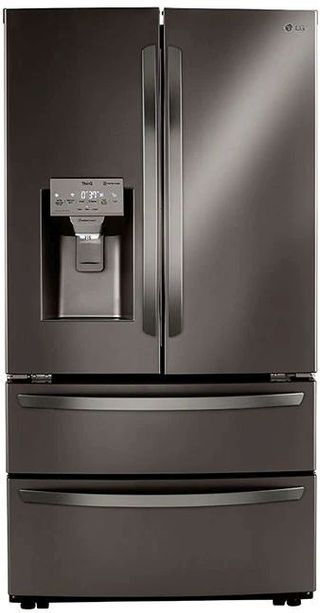 LG 22.0 Cu. Ft. Black Stainless Steel Counter Depth French Door Refrigerator