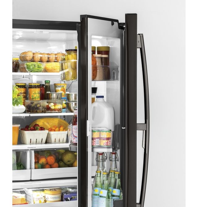GE® 27.8 Cu. Ft. French Door Refrigerator-Black Stainless Steel 11