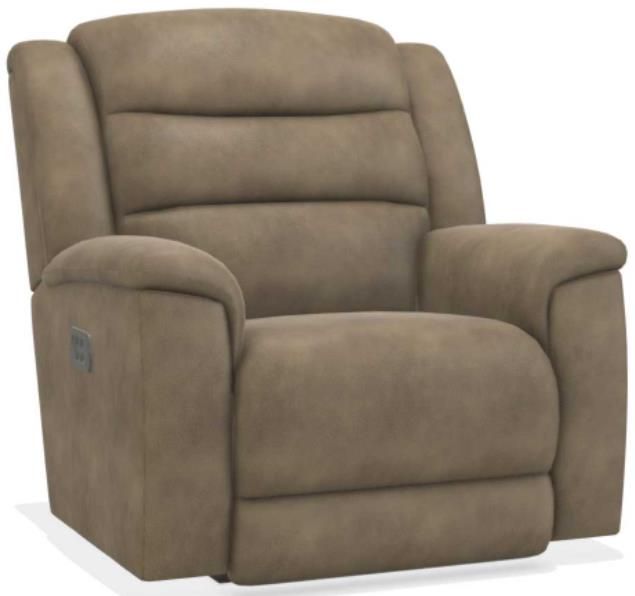 La Z Boy® Redwood Mushroom Power Rocking Recliner With Headrest And Lumbar Blvdhome 7058