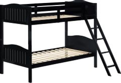 Coaster® Littleton Black Twin/Twin Bunk Bed
