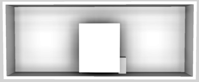 Vent-A-Hood® K Series 48" White Contemporary Wall Mounted Range Hood 6