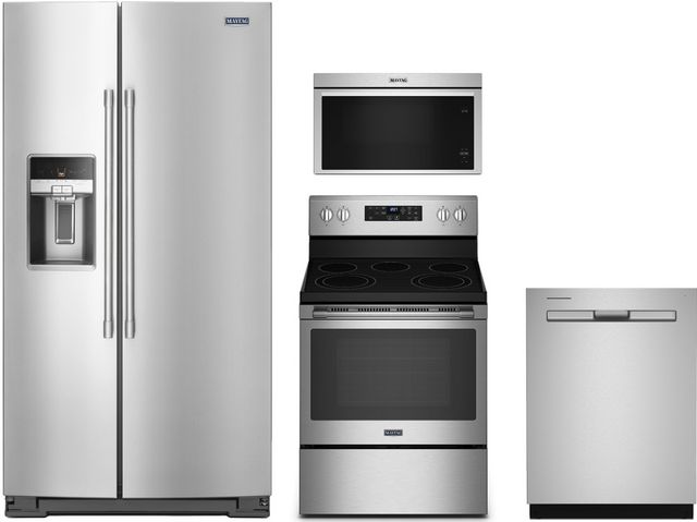 Maytag® 4 Piece Fingerprint Resistant Stainless Steel Kitchen Package-0