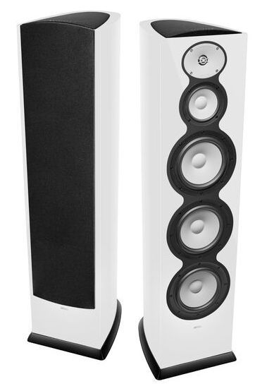 Revel® F328Be White 3-Way Triple 8" Floor Standing Loudspeaker