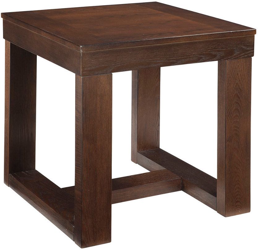 Signature Design by Ashley® Watson Dark Brown Square End Table-T481-2