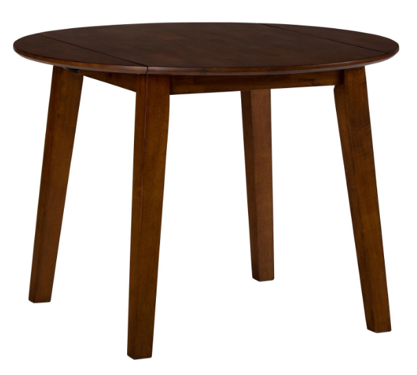 Jofran Inc. Simplicity Caramel Round Dropleaf Table-0