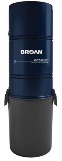 Broan® Central Vacuum with 650 Air Watts 0