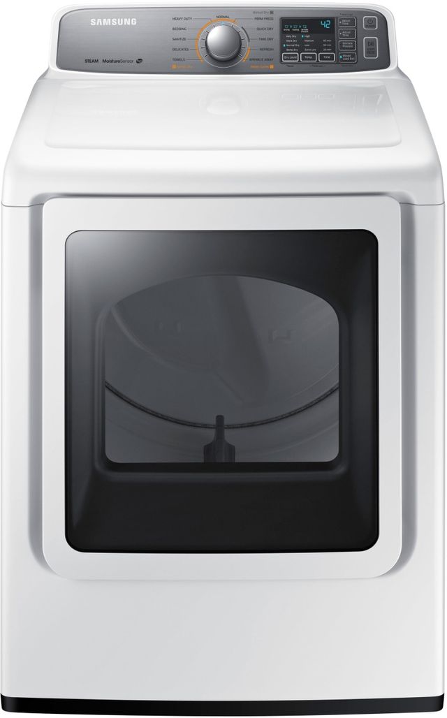 Samsung 7.4 Cu. Ft. White Front Load Gas Dryer