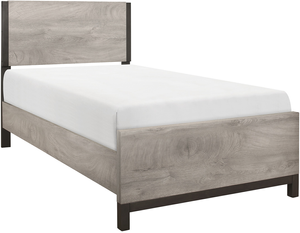 Homelegance® Zephyr Gray Twin Bed