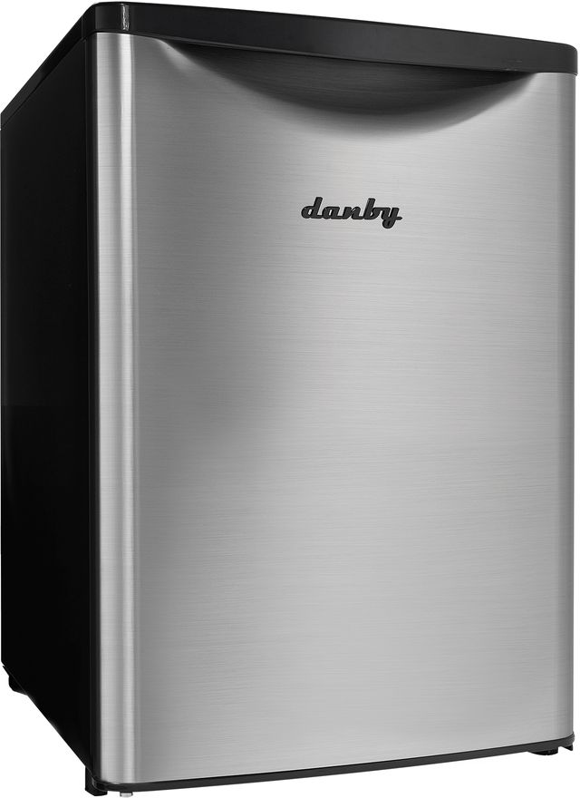 Danby Designer DCR031B1WDD 3.1 Cu.Ft. Compact Refrigerator with Freezer,  E-Star Rated Mini Fridge for Bedroom, Living Room, Kitchen, or Office,  White