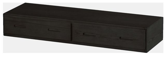 Crate Designs™ Furniture Espresso Extra-long Under Bed Storage Unit