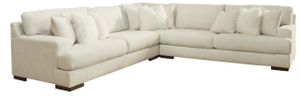 Signature Design by Ashley® Zada 3-Piece Ivory Sectional