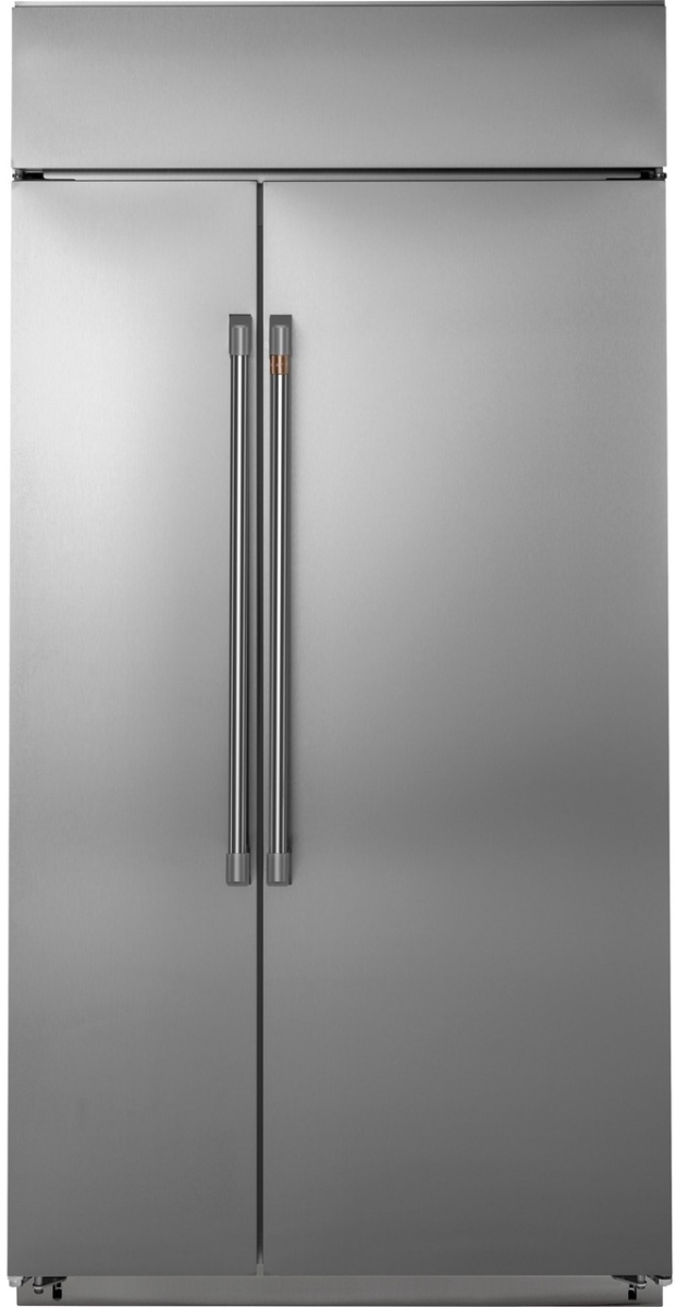 Café™ 25.1 Cu. Ft. Stainless Steel Built-In Side-by-Side Refrigerator