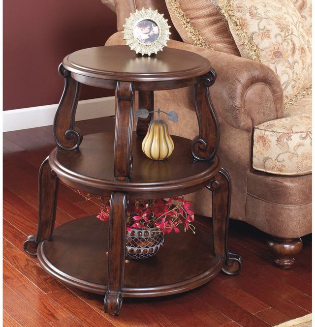 Signature Design by Ashley® Brookfield Dark Brown End Table 1