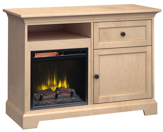 Howard Miller® Brown Fireplace Custom TV Console