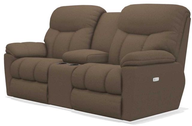 La-Z-Boy® Morrison Cappuccino Power Reclining Loveseat with Console 3